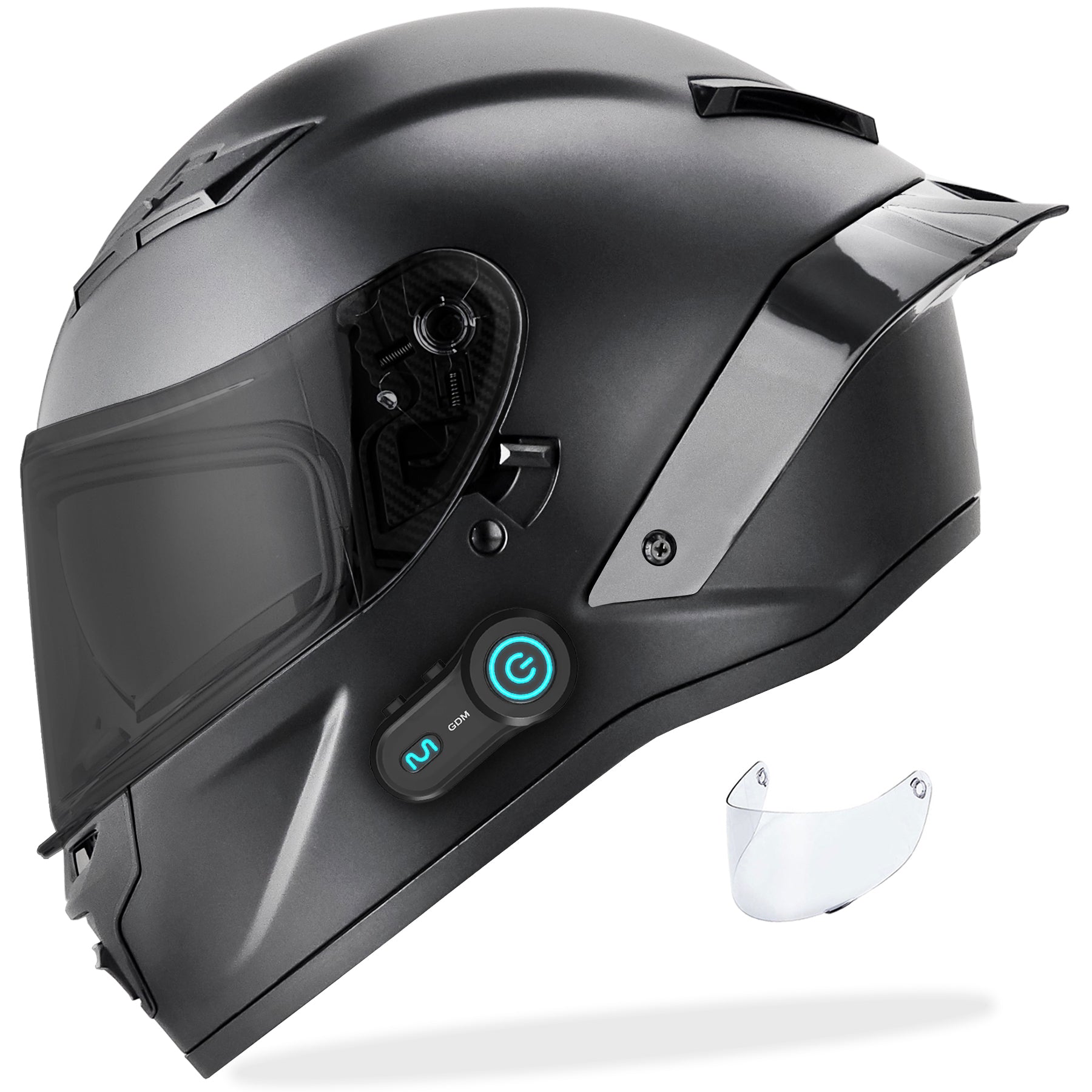 GDM DEMON Bluetooth Motorcycle Helmet with Intercom – rideGDM