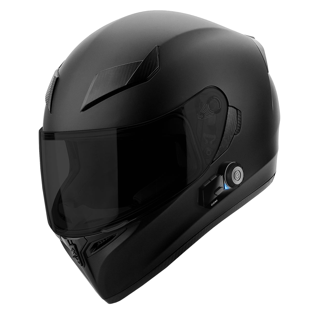 GDM Ghost Motorcycle Helmet with Bluetooth Headset – rideGDM
