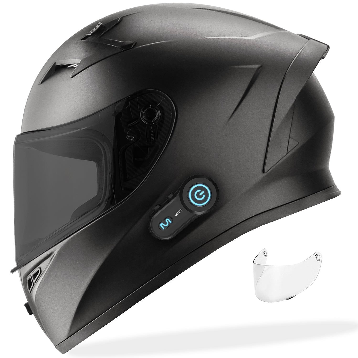 GDM VENOM Motorcycle Helmet with Bluetooth Headset – rideGDM