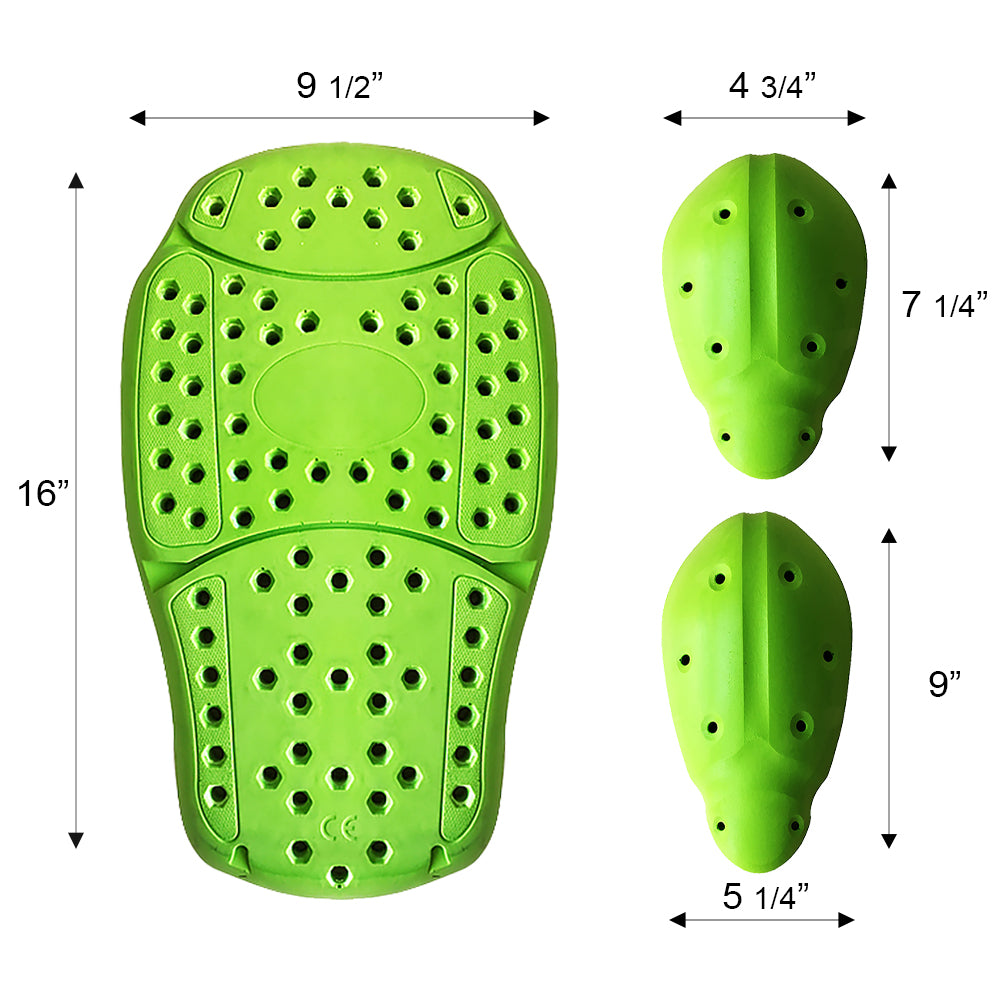GDM Motorcycle Jacket Protector Pads CE LEVEL 2