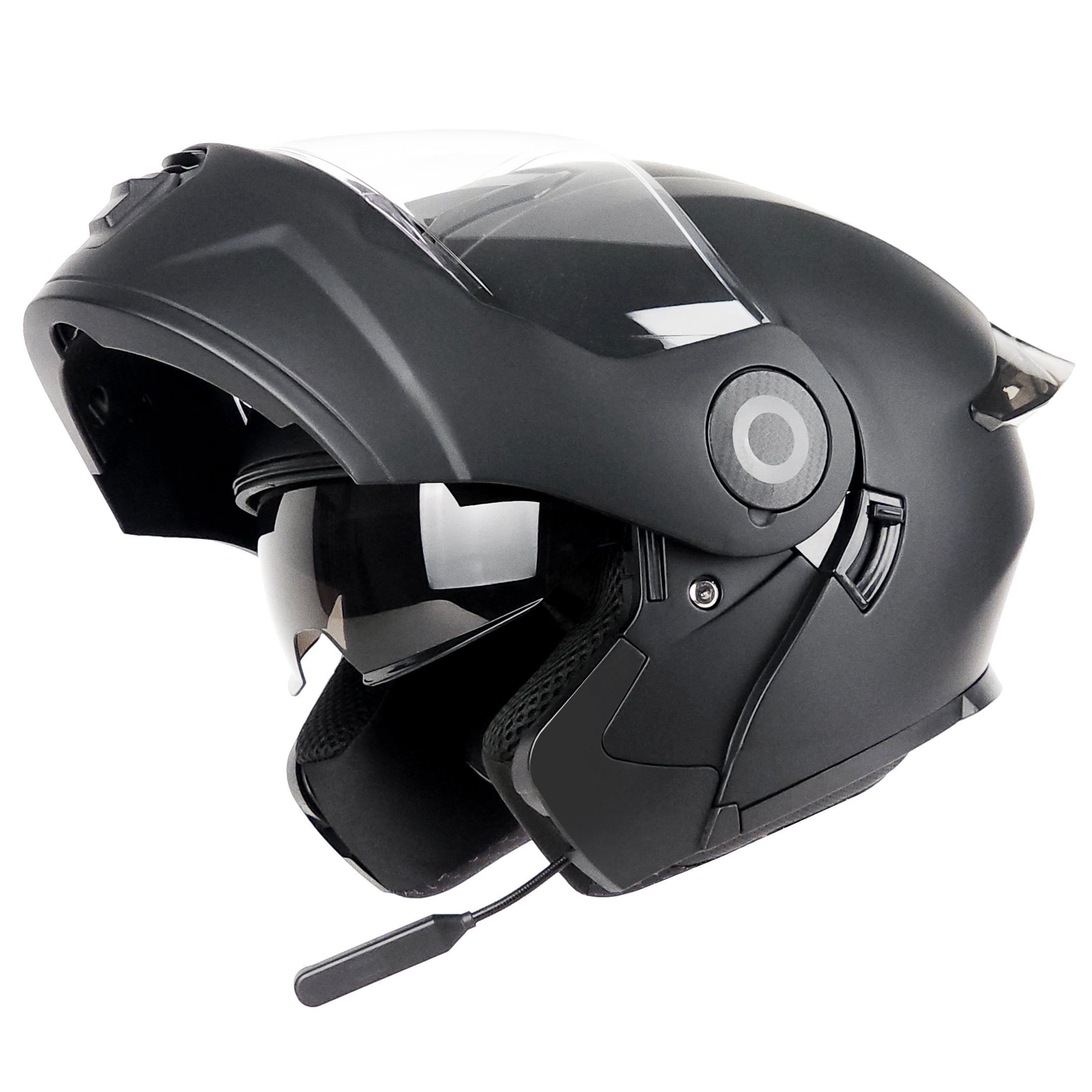 Modular Bluetooth Motorcycle Helmet Flip-up