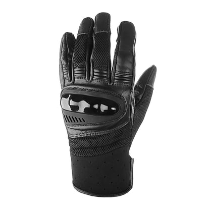 GDM GD7 Leather Armored Motorcycle Gloves — Ventilated, Reinforced, Street & Sport Ready