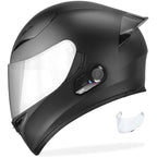 GDM Ghost Motorcycle Helmet with Bluetooth Headset