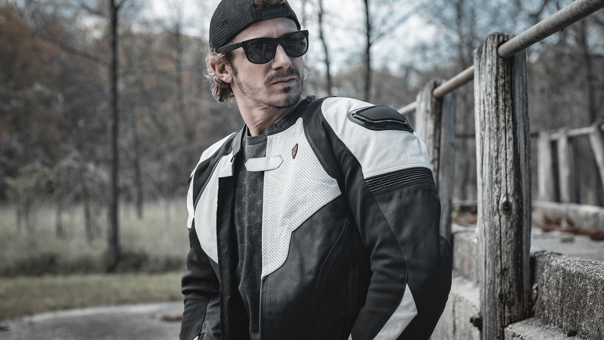 GDM DELTA Leather Racing Jacket