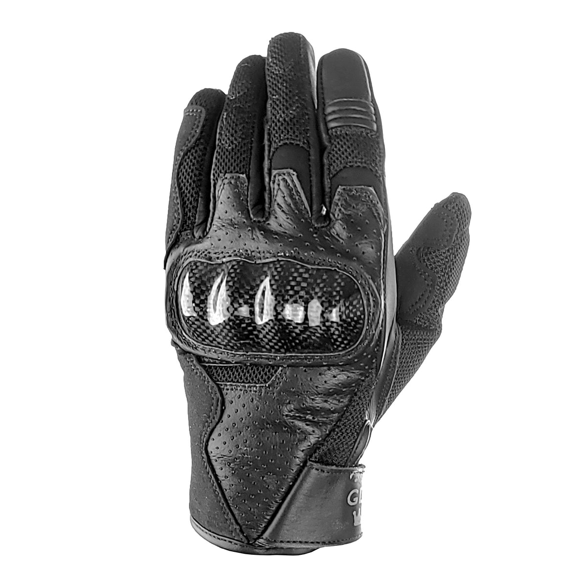 GDM GD5 Armored Leather Motorcycle Gloves — Ventilated, Reinforced, Street & Sport Ready