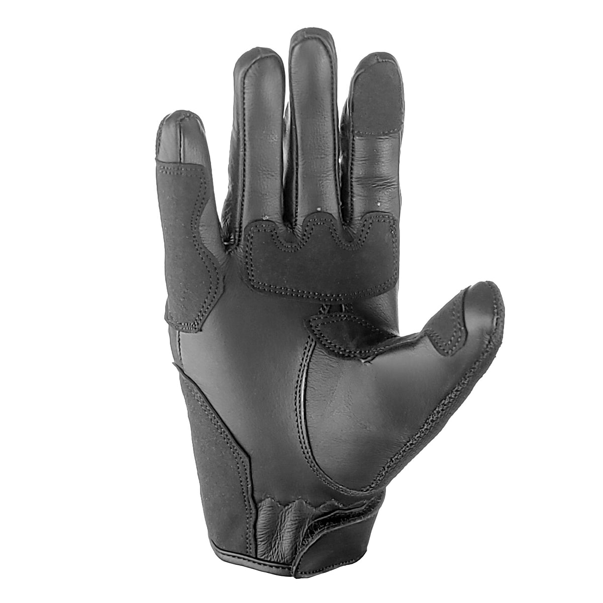 GDM GD5 Armored Leather Motorcycle Gloves — Ventilated, Reinforced, Street & Sport Ready
