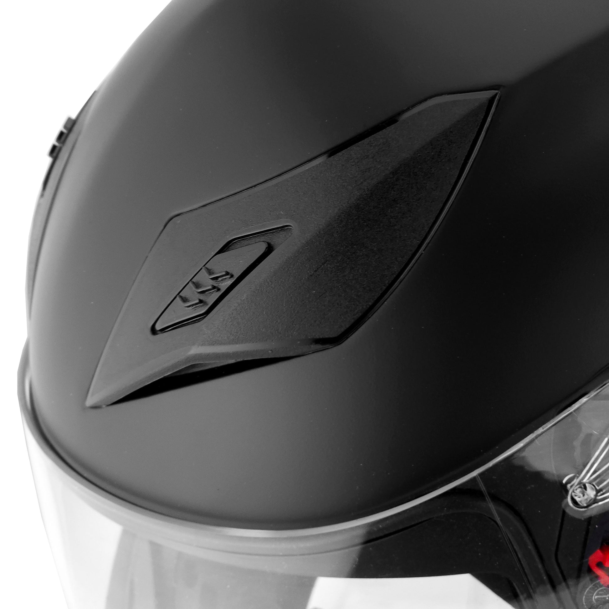 gdm duke helmets dk 350 full face motorcycle helmet Ghost with Bluetooth Headset an easy Shoei Ear Pads Grey sold-as-individually Color:Black with white stripes