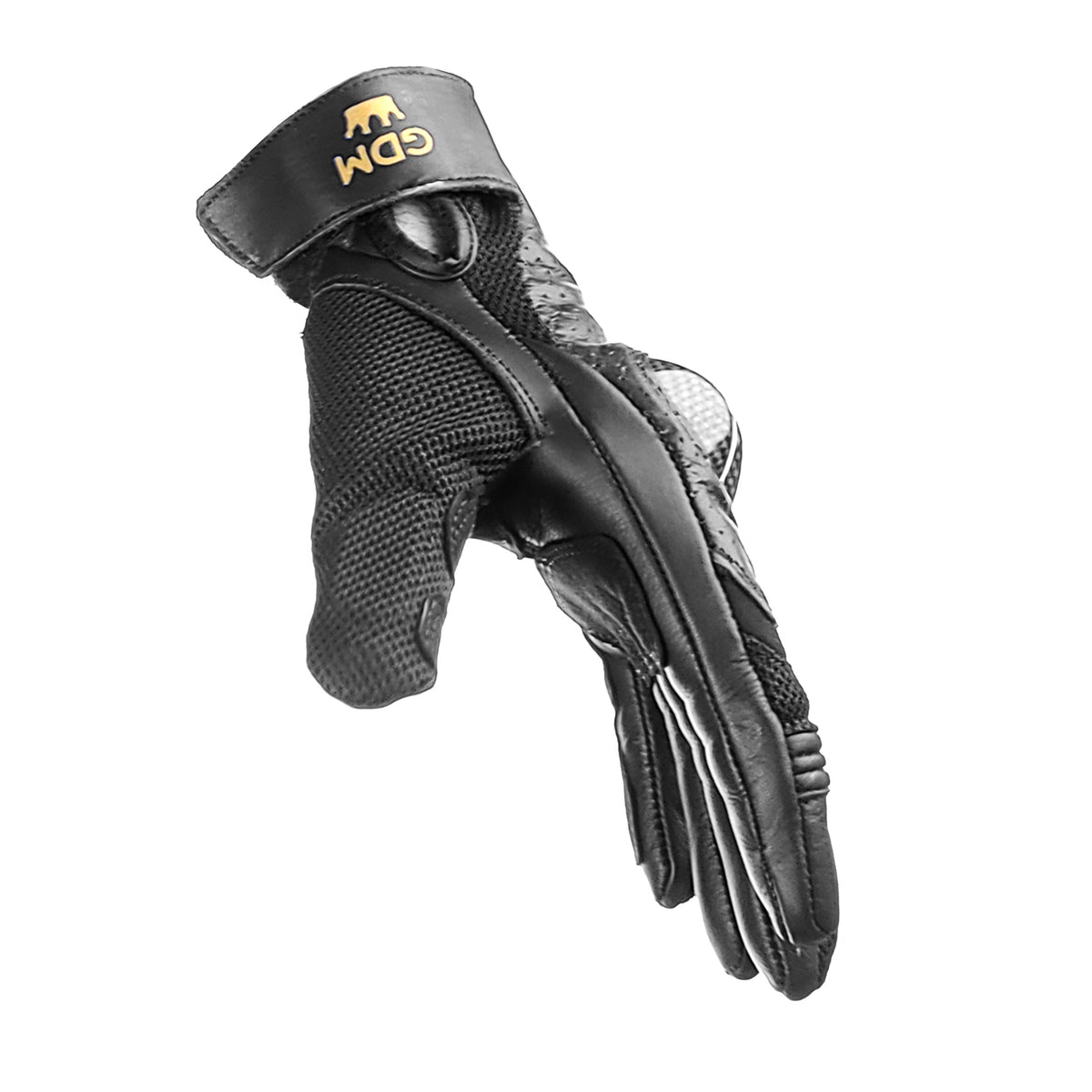 GDM GD5 Armored Leather Motorcycle Gloves — Ventilated, Reinforced, Street & Sport Ready