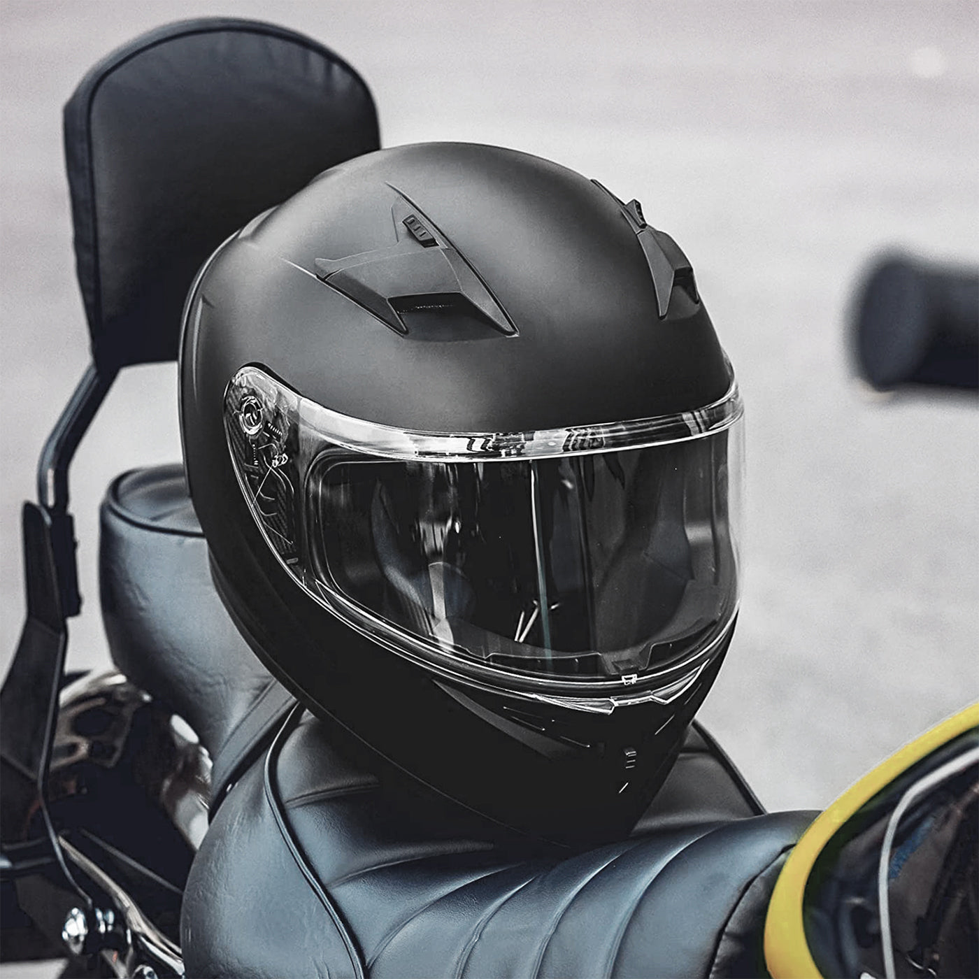 GDM Full Face Motorcycle Helmet with Bluetooth
