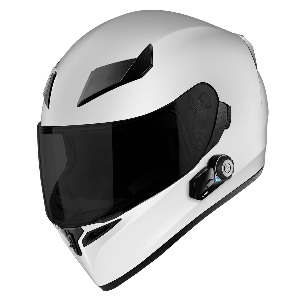 GDM Hyper Sonic Motorcycle Helmet Bluetooth Headset with Intercom Communication Pack