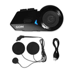 Casco de motocicleta GDM GHOST con Bluetooth y 4 protectores
