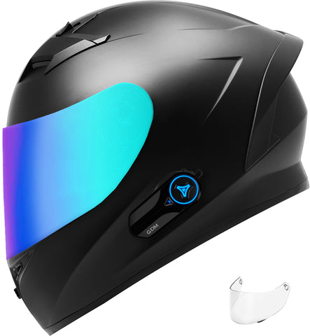 GDM VENOM Motorcycle Helmet with HYPERSONIC Bluetooth Intercom – rideGDM