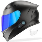 GDM VENOM Motorcycle Helmet with Bluetooth Headset