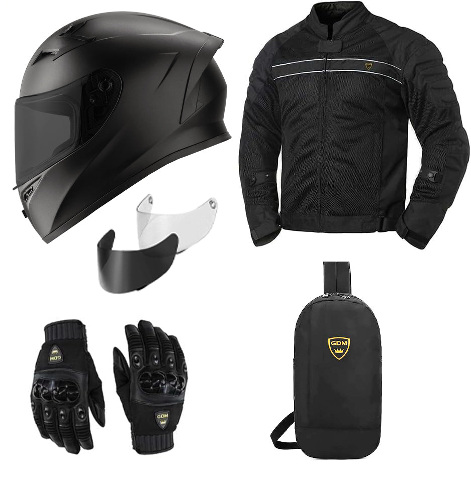 GDM Motorcycle Protective Gear Bundle XX-Large