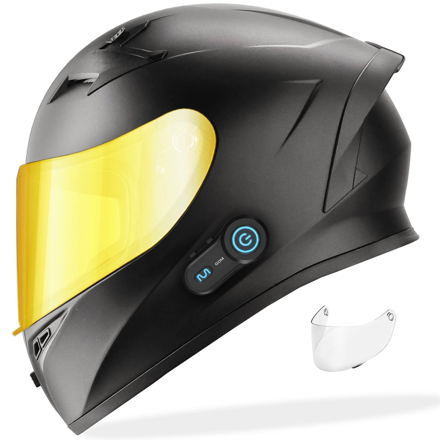 GDM VENOM Motorcycle Helmet with Bluetooth Headset – rideGDM