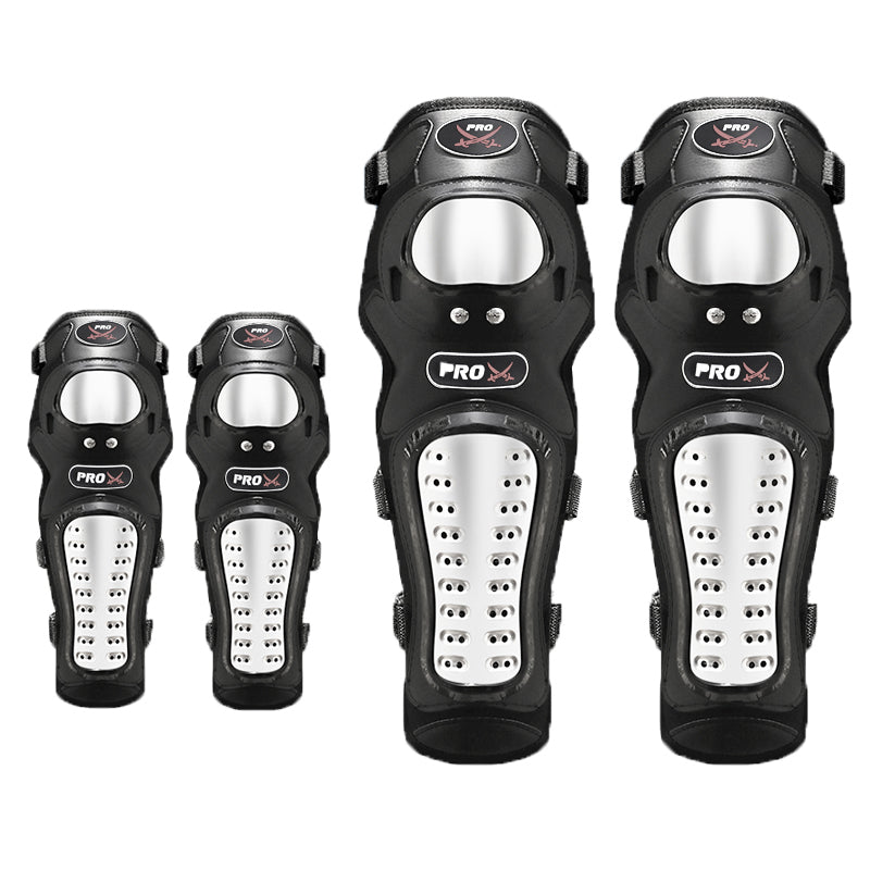 Knee Pads GES 4Pcs Motorcycle Knee Elbow Protector Motocross