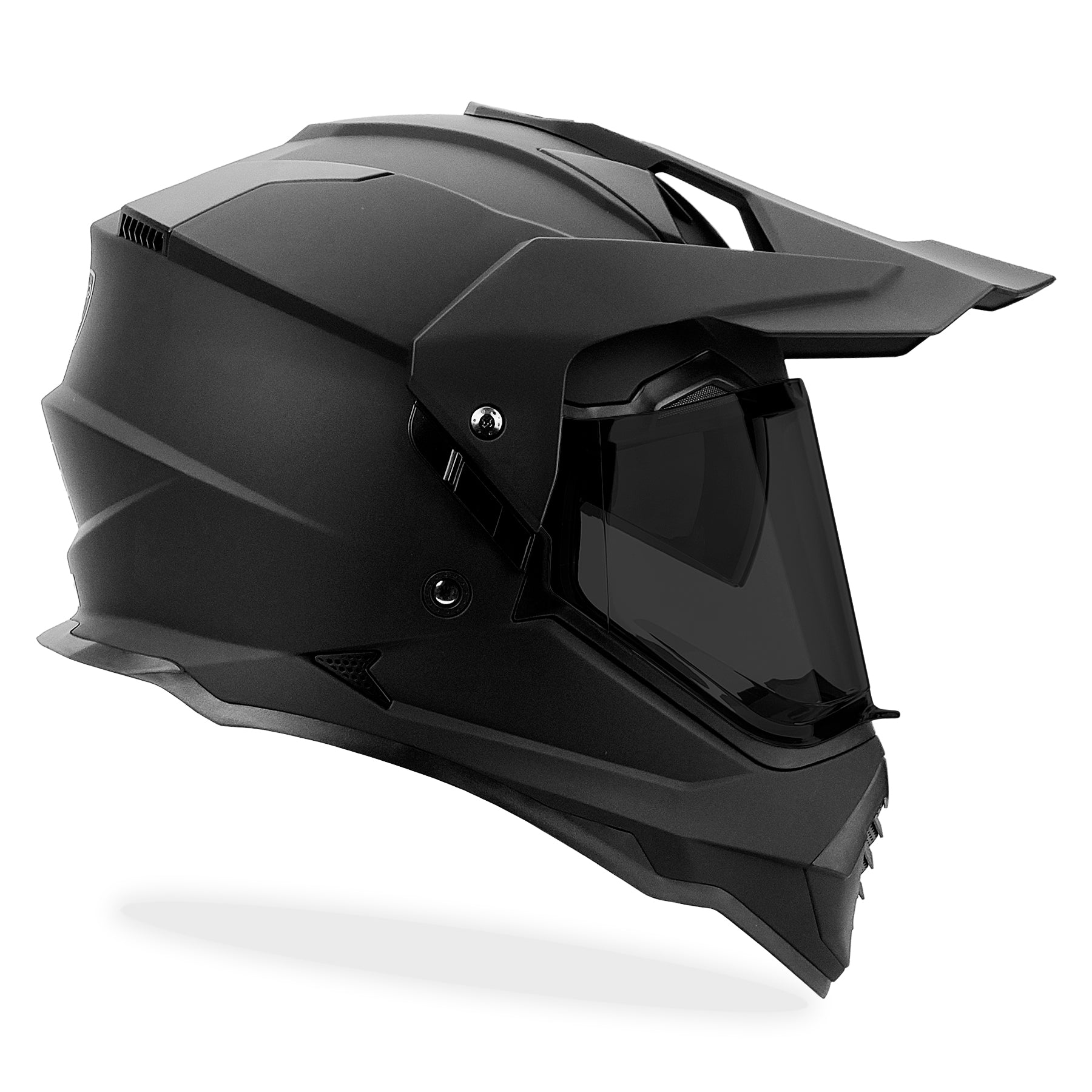dual motorcycle helmet WCL 3/4 W/ Flip Down Faceshields & Scooter Helmet Matt Black The oversized eye port is extremely wide for greater peripheral vision and downward visibility Z1R Range 2.0 Voyager Dual-Sport
