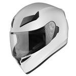 GDM Ghost Full Face Motorcycle Helmet Gloss Pearl White