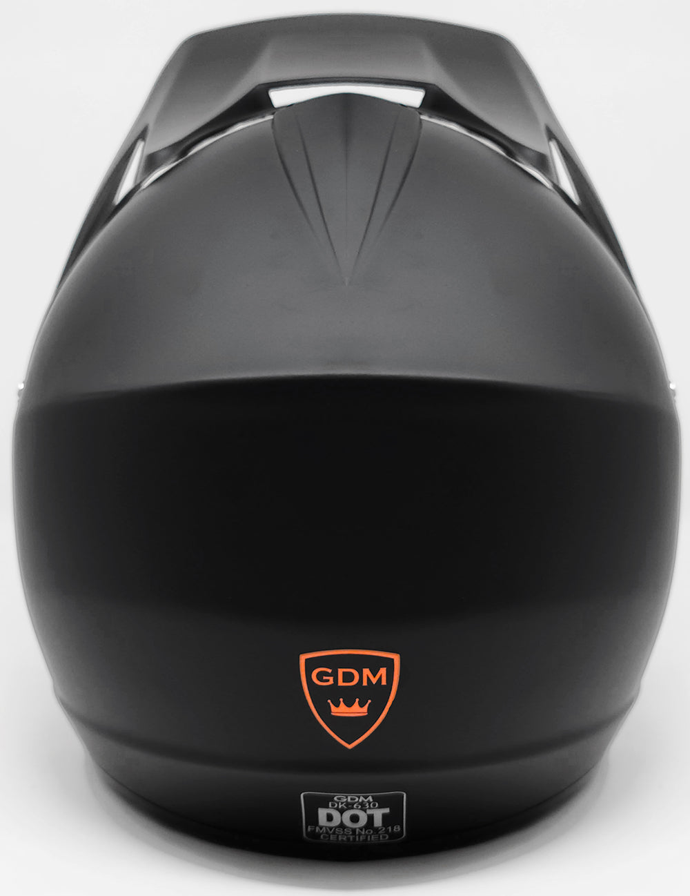 GDM DK-630 Youth Motocross Helmet Small / Matte Black
