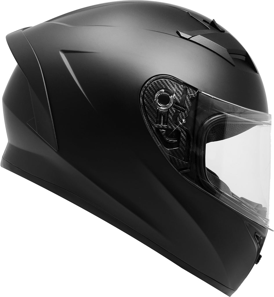 Bluetooth motorcycle helmet matte black full face 2025 m