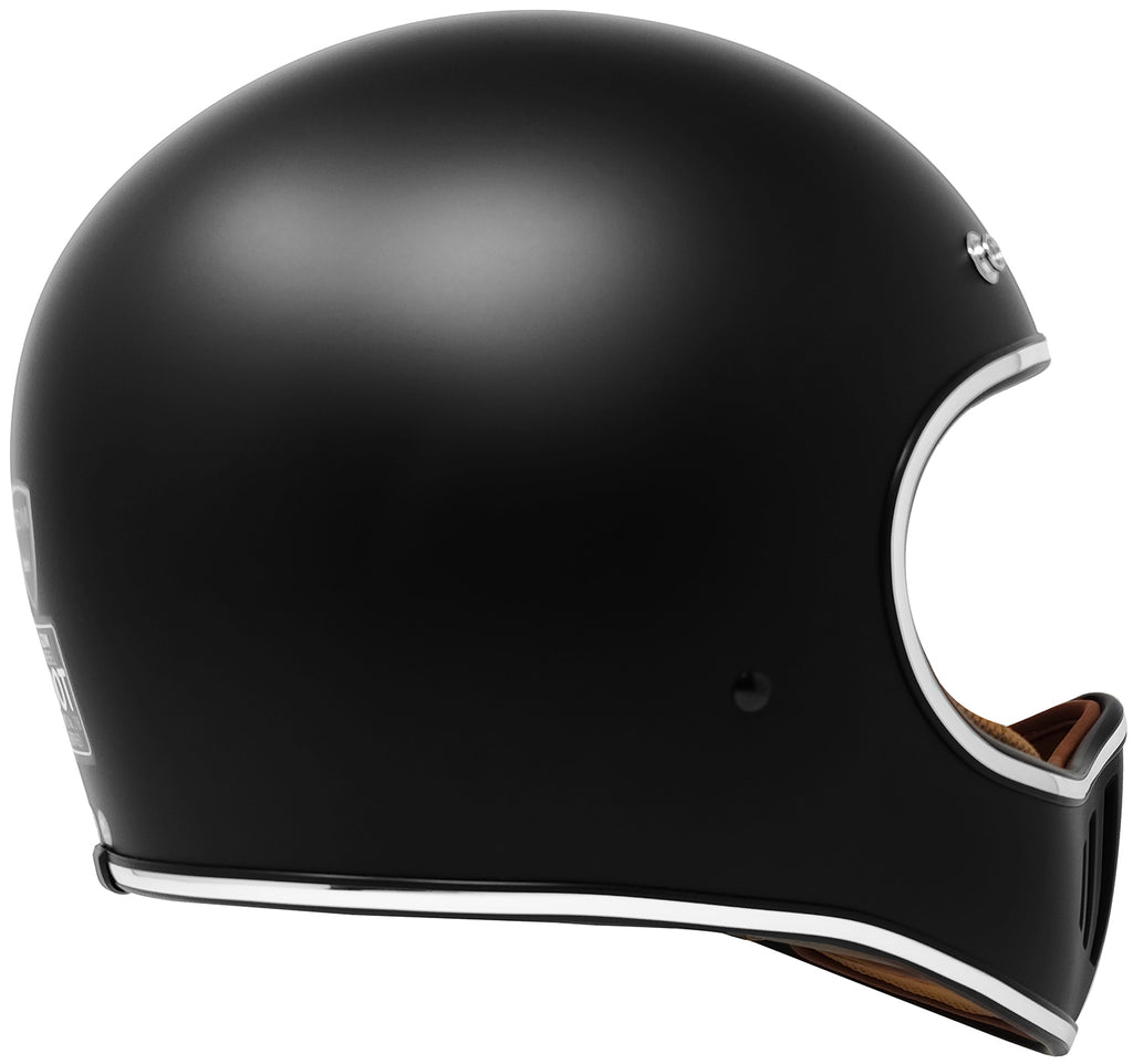 GDM REBEL Vintage Retro Full Face Motorcycle Helmet
