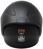 Casco de motocicleta GDM con Bluetooth y 4 protectores