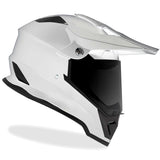 GDM DK-650 Dual Sport Helmet Gloss White