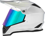 GDM DK-650 Dual Sport Helmet Gloss White
