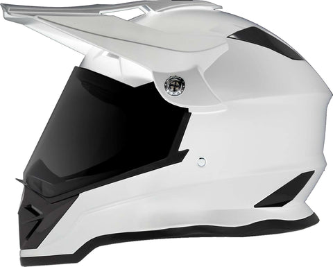 GDM DK-650 Dual Sport Helmet Gloss White