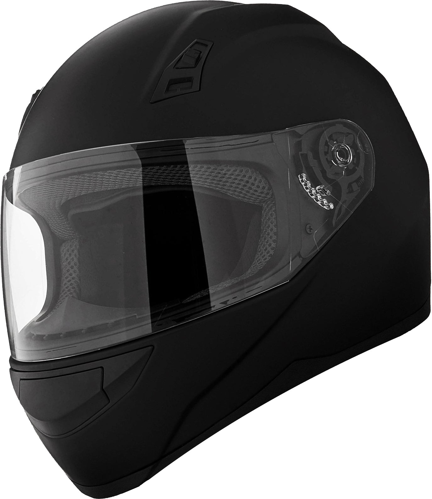 GDM DK-140 Full Face Motorcycle Helmet Matte Black
