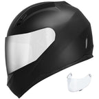 GDM DK-140 Full Face Motorcycle Helmet Matte Black