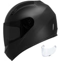 GDM DK-140 Full Face Motorcycle Helmet Matte Black