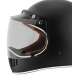Visera protectora abatible de 3 broches GDM Rebel (humo claro)
