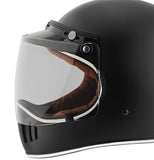 Visera protectora abatible de 3 broches GDM Rebel (humo claro)