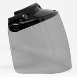 Visera protectora abatible de 3 broches GDM Rebel (humo claro)