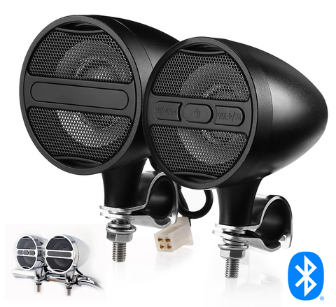 Motorcycle Speakers HD Bluetooth Audio System
