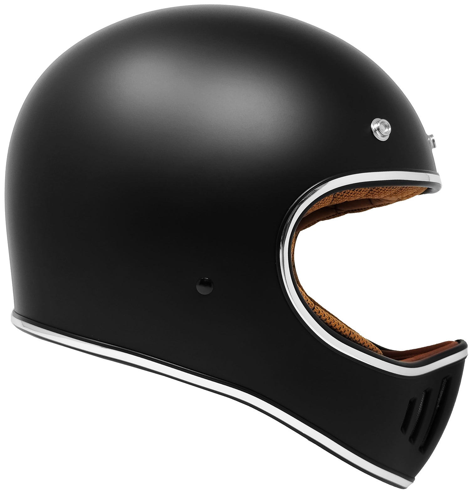 GDM REBEL Vintage Full Face Motorcycle Helmet