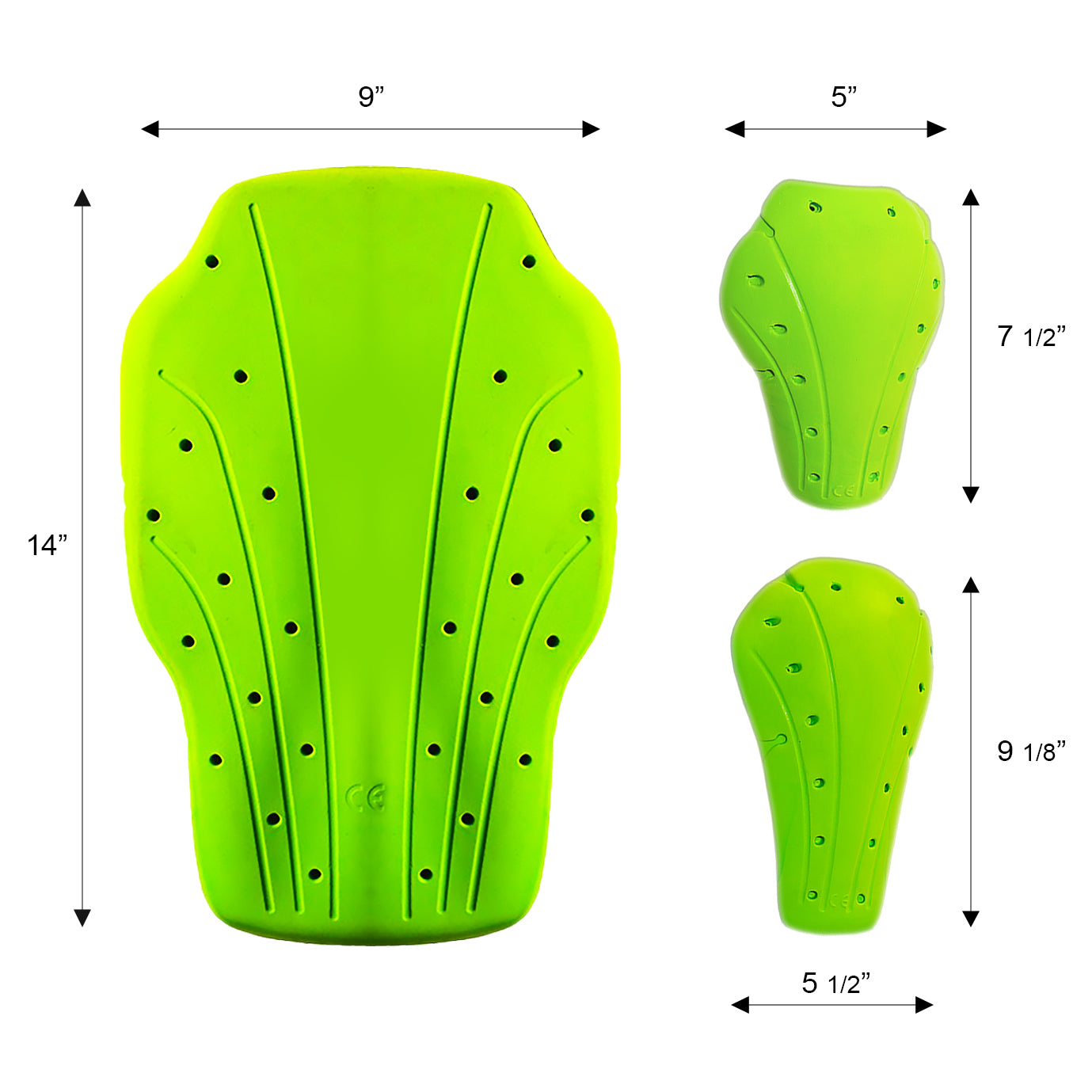 GDM Motorcycle Jacket Protector Pads CE LEVEL 1